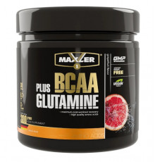 MAXLER Незаменимые аминокислоты BCAA+Glutamine 300гр. ГРЕЙПФРУТ