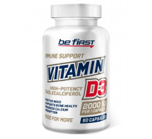BE FIRST Витамин D3 Vitamin D3 2000 IU 60капс.