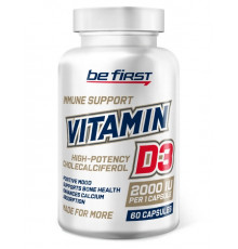 BE FIRST Витамин D3 Vitamin D3 2000 IU 60капс.