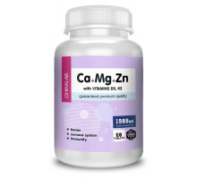 CHIKALAB Кальций+магний+цинк+D3 СA+MG+ZN+Vitamin D3 60таб