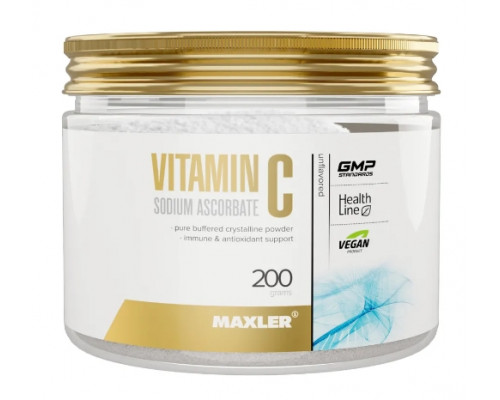 MAXLER Витамин C Vitamin C Sodium Ascorbate 200гр.