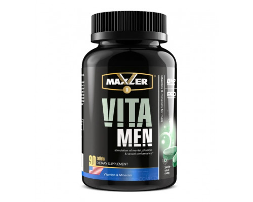 MAXLER Витамино-минеральный комплекс VitaMen 90таб.