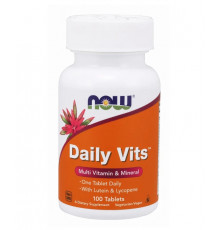 NOW Витамины+минералы Daily Vits, 100таб.