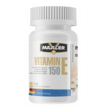 MAXLER Витамины Vitamin E 150mg Natural Form 60капс.