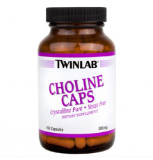 TWINLAB Витамины Choline caps, 100 капс.