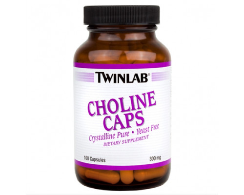 TWINLAB Витамины Choline caps, 100 капс.