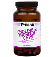 TWINLAB Витамины Choline Inositol Caps 100капс.
