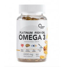 OPTIMUM SYSTEM Жирные кислоты Omega 3 Platinum Fish Oil 90капс.