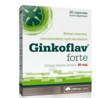 OLIMP Улучшение мозгового кровообращения Gincoflav Forte 80mg, 60капс.