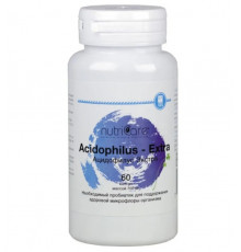 NUTRICARE Поддержа здоровой микрофлоры Acidophilus-Extra 60капс
