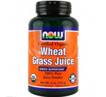 NOW Порошок сока ростков пшеницы Wheat Grass Juice 113гр.