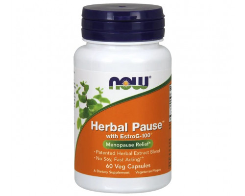 NOW Облегчение симптомов при менопаузе Herbal Pause 60веган.капс.