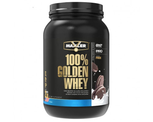 MAXLER Протеин сывороточный 100% Golden Whey 907гр. ПЕЧЕНЬЕ-КРЕМ