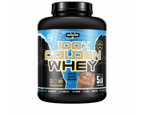 MAXLER Протеин сывороточный 100% Golden whey 2,27кг. ШОКОЛАДНО-АРАХИСОВОЕ МАСЛО