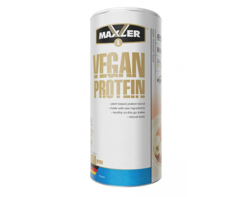 MAXLER Протеин растительный Изолят VEGAN Protein 450гр. ЯБЛОКО КОРИЦА