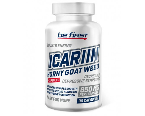 BE FIRST Тестостероновый бустер ICARIIN Horny Goat Weed 30капс.