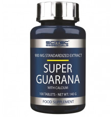 SCITEC NUTRITION Энергетик Super Guarana with Calcium 100таб.