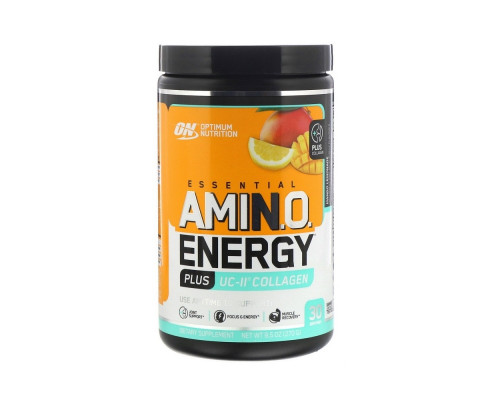 OPTIMUM NUTRITION Аминокислоты + коллаген Amino Energy Plus 270гр. ФРУКТОВАЯ ФИЕСТА