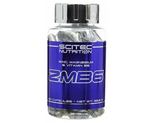 Витамин SCITEC В6+Цинк+ магний ZMB6 60 капсул
