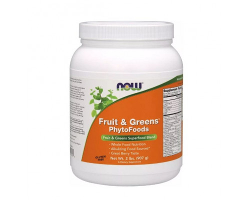 NOW Общеукрепляющее растительное средство Green PhytoFood 907 гр. 
