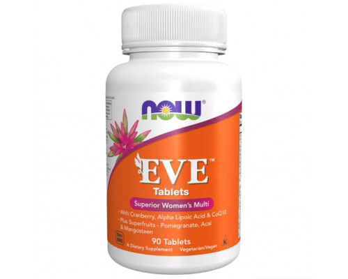 NOW Витамины+минералы EVE Woman's Multi 90 таб.