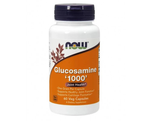 NOW Для суcтавов и связок Glucosamine 1000mg 60 веган.капс.