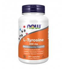 NOW Аминокислота L-Tyrosine 500mg 120 caps