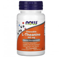NOW Аминокислота L-Theanine 100mg 90 веган.капс.