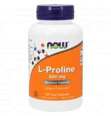 NOW Аминокислота L-Proline 500mg 120 vcaps.