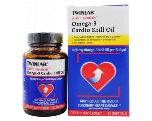 Жирные кислоты Omega-3 Cardio Krill Oil 625 мг 60 капс.