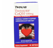 Twinsorb™ CoQ10 -- 100 mg - 45 Softgels