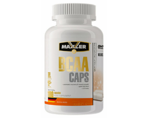 MAXLER Незаменимые аминокислоты BCAA Caps 180капс.