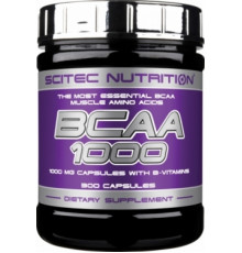 SCITEC NUTR. Незаменимые аминокислоты BCAA 1000, 300капс. 
