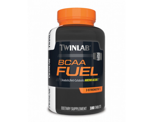 TWINLAB Незаменимые аминокислоты BCAA Fuel, 180таб