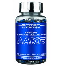 Отдельная аминокислота Аргинин альфа-кетоглютарат AAKG 100 капс., AAKG SCITEC NUTRITION (100 кап)