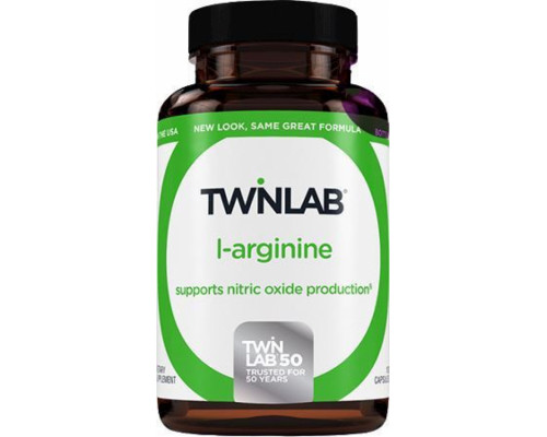 Аминокислота L-arginine 100капс Twinlab, L-Arginine Twinlab (100 кап)