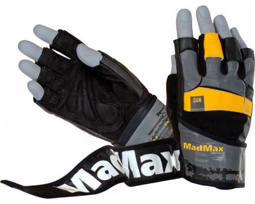 ПЕРЧАТКИ Signature модель: MFG 880, Перчатки Mad Max Signature MFG880 - черно-жёлтые