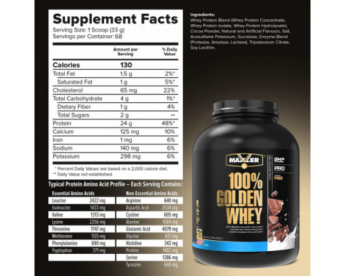 Протеин сывороточный '100% Golden Whey' 2270 грамм
