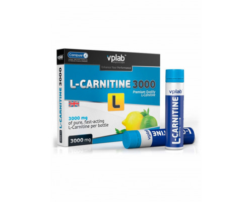 L-Carnitine 3000 VPLab Nutrition (7 ампул х 25 мл) ЦИТРУСОВЫЙ