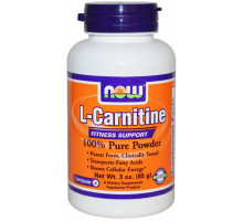 L-Carnitine Pure Powder 3 oz NOW (85 гр)