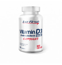 BE FIRST Витамин D3 Vitamin D3 600 IU 60капс.