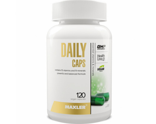 MAXLER Витамины Daily Caps 120 caps.