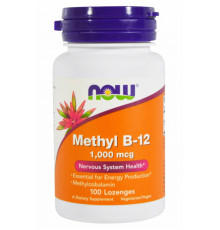NOW Витамин Метил B-12 Methyl B-12, 1000 mcg 100пастилок
