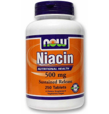 NOW Витамин B3 Niacin Flush-Free 250mg 90капс.