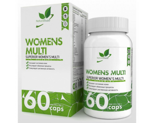 NATURALSUPP Витамины и минералы для женщин Women's Multi 60капс.