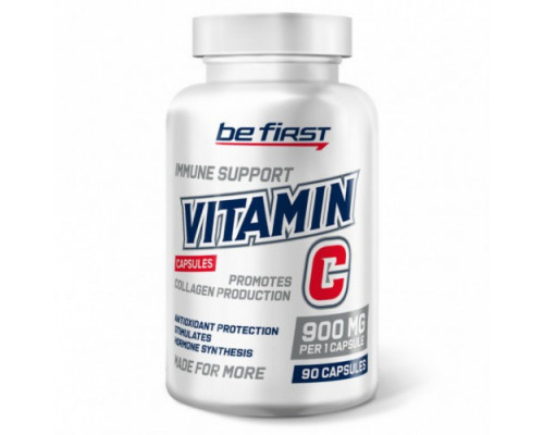 BE FIRST Витамин C Vitamin С Capsules 900mg 90капс.